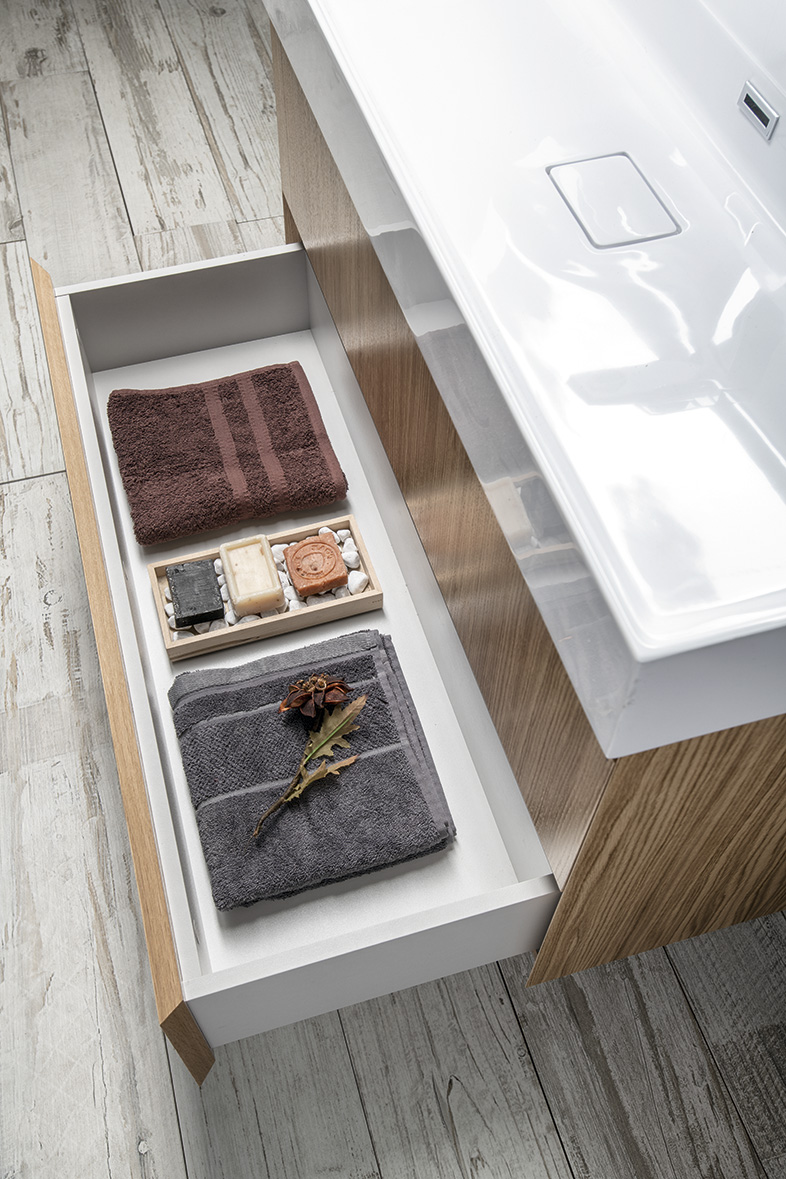 FILENA umyvadlová skříňka 67x51,5x43cm, dub FID1270D