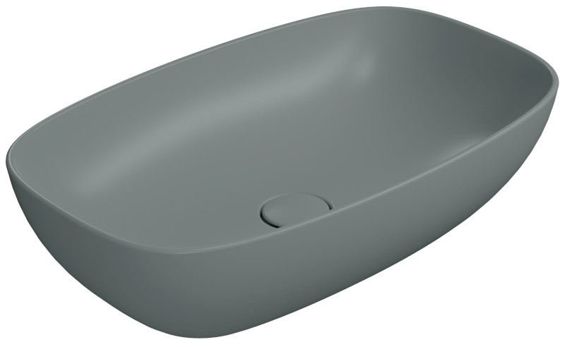 NUBES keramické umyvadlo na desku 60x38cm, agave mat 978304