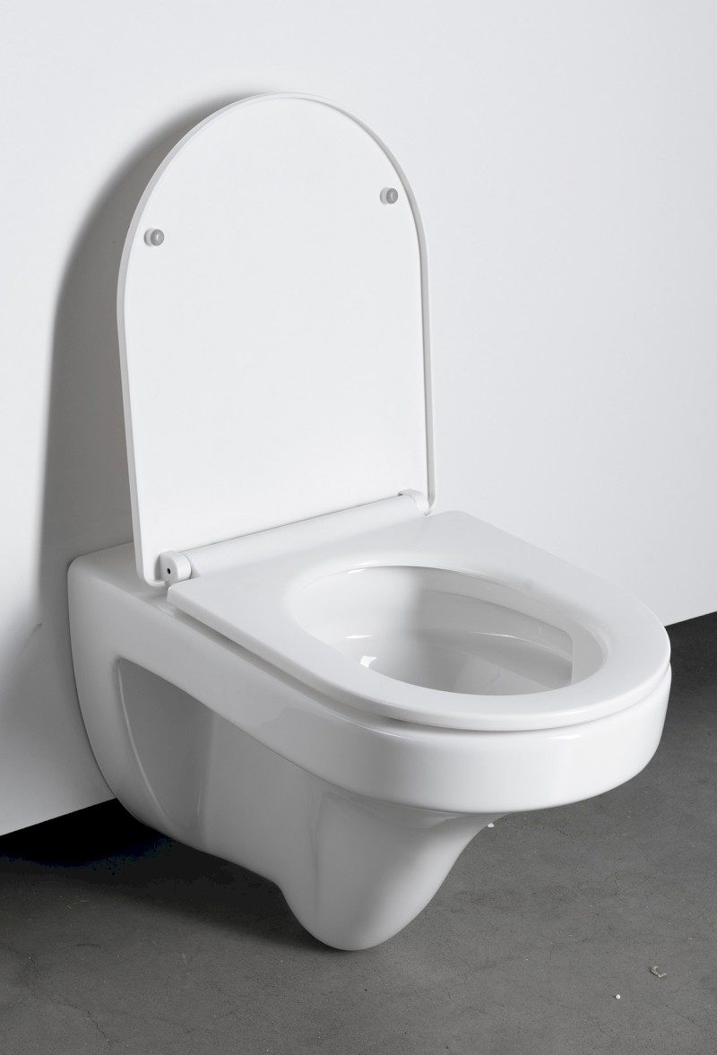 DENICA závěsná WC mísa, Vortex Rimless, 36x52cm, bílá PS8512