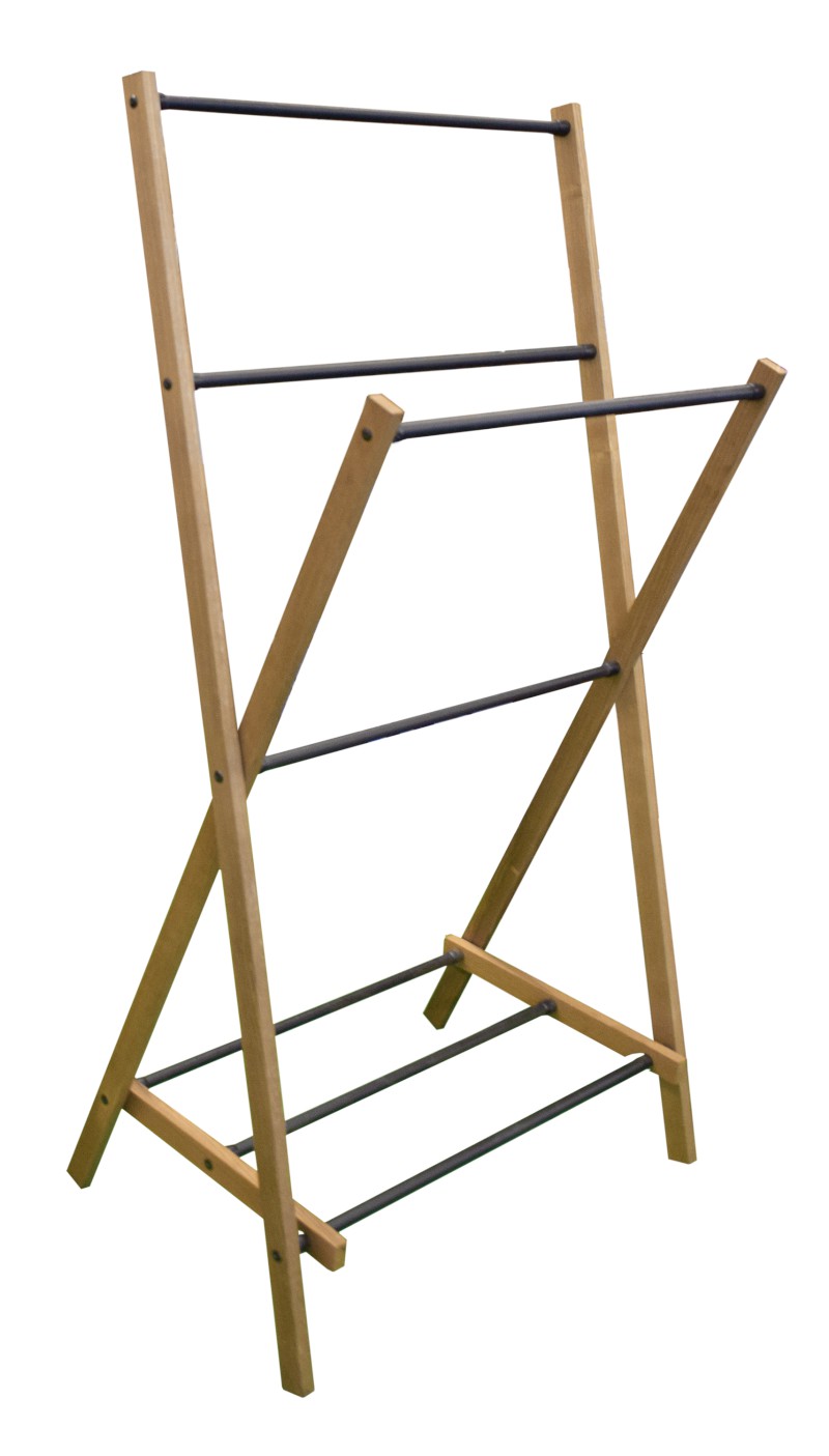 WING skládací stojan na ručníky 58x103x35cm, jasan SP854