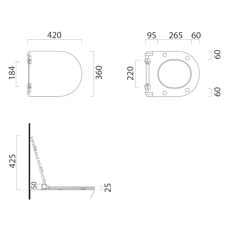 WC sedátko, SLIM, Soft Close, bílá mat MS76SN09