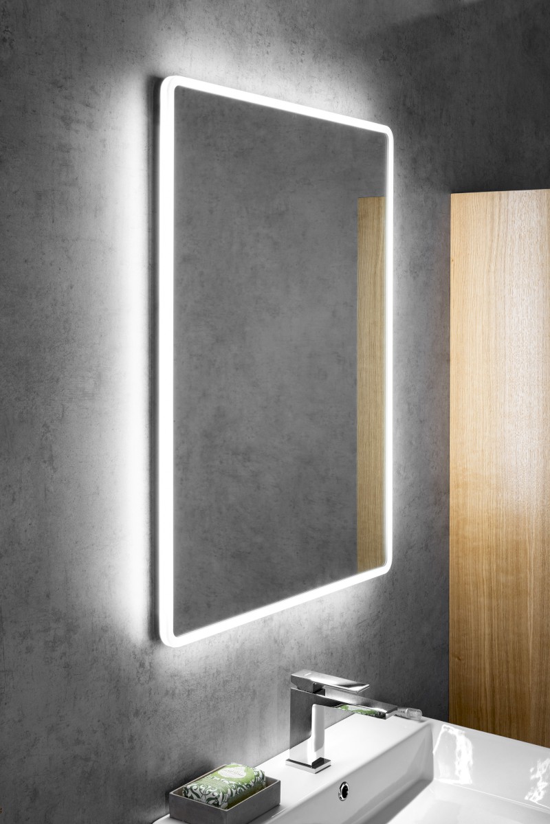 PIRI zrcadlo s LED osvětlením 50x70cm PR500