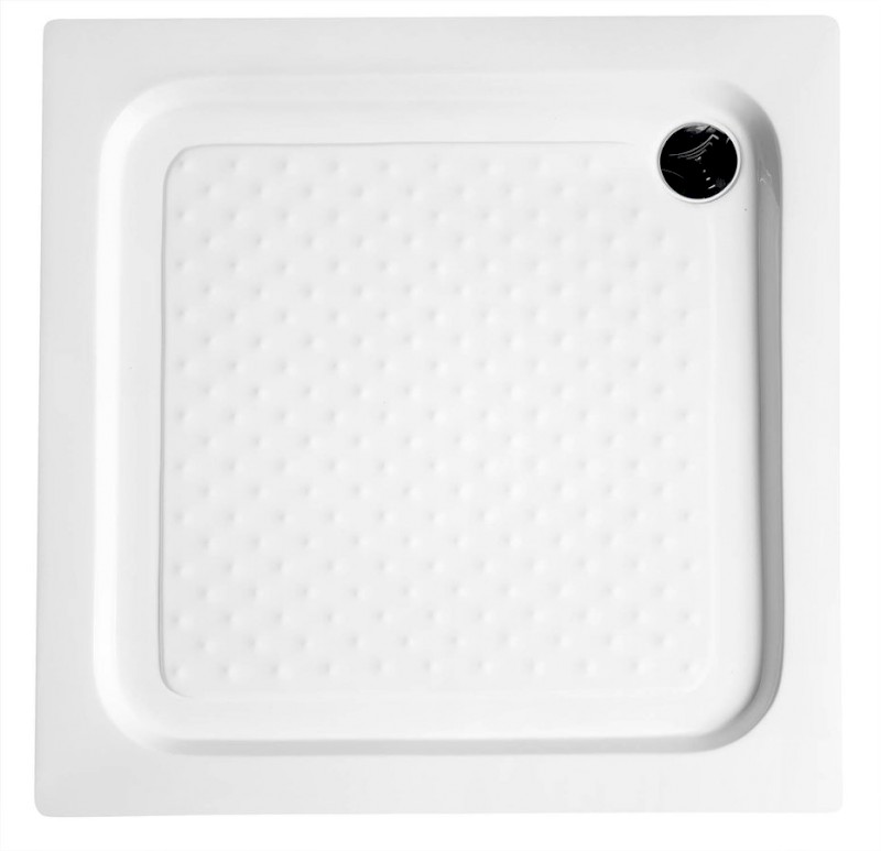 Sprchová samonosná vanička akrylátová, čtverec 80x80x15 cm BTTQ80