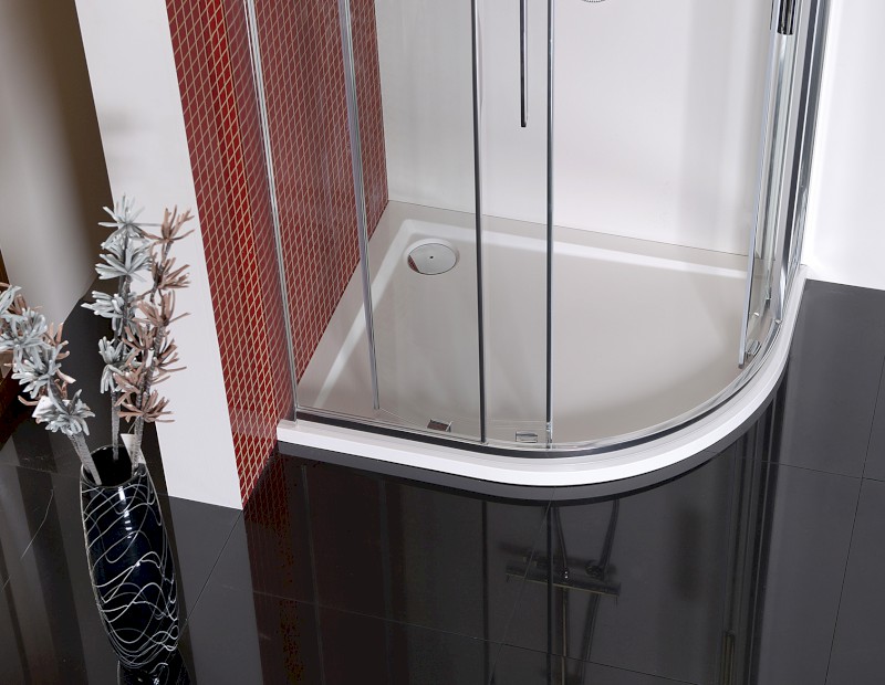 LUCIS LINE čtvrtkruhová sprchová zástěna 1200x900mm, L/R DL5015