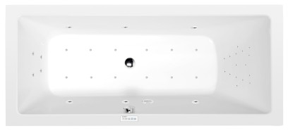 MIMOA hydromasážní vana, 170x75x39cm, Highline Hydro-Air, chrom 71709.6010