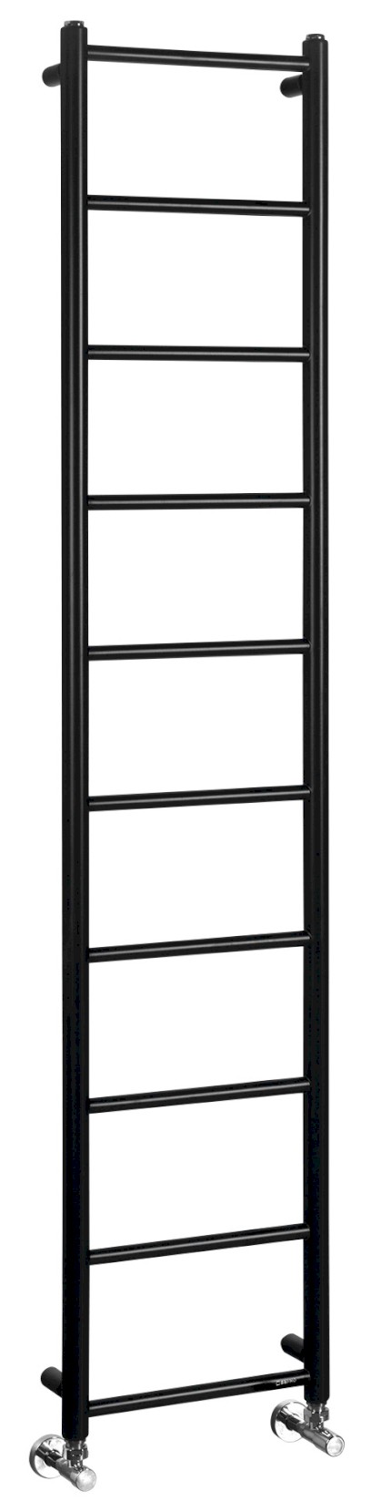 DINA otopné těleso 350x1680mm, černá mat IR378TB