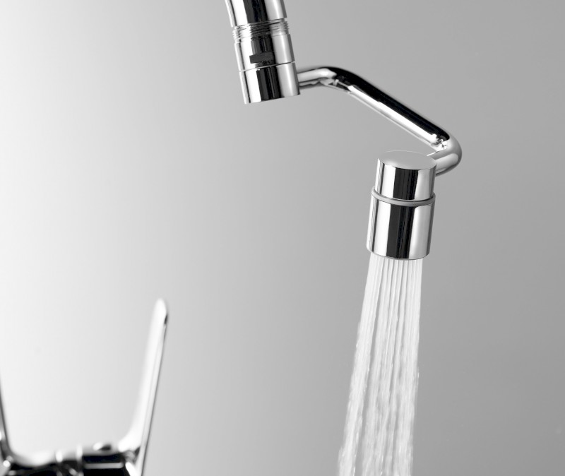 Perlátor s kloubem, vnější závit M24x1, vnitřní závit M22x1, chrom 3358.01