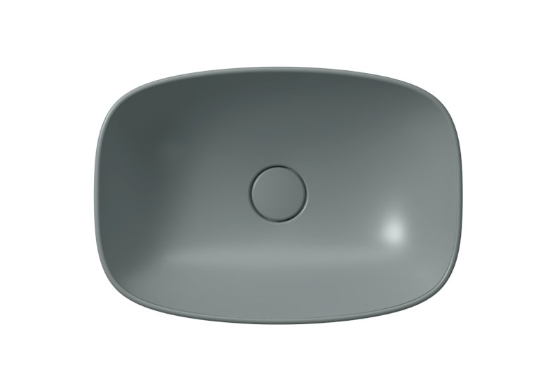 NUBES keramické umyvadlo na desku 50x35cm, agave mat 978404