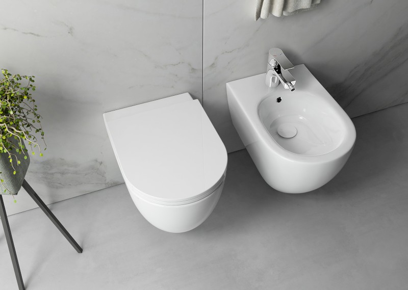 INFINITY bidet závěsný, 36,5x53cm, bílá 10NF41001