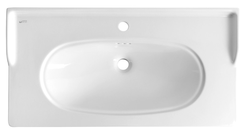STELLA keramické umyvadlo 90x46,5cm, bílá 10ST50090