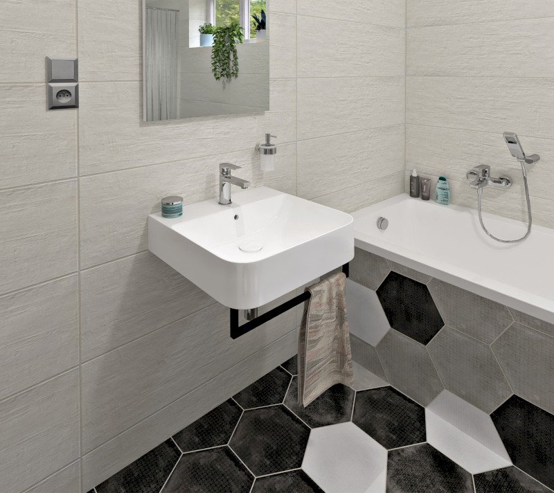 SOTT AQUA keramické umyvadlo závěsné/na desku, 51x50cm, bílá 10SQ51051