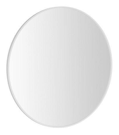 NOTION SLIM kulaté zrcadlo v rámu ø 70cm, bílá mat NT700W