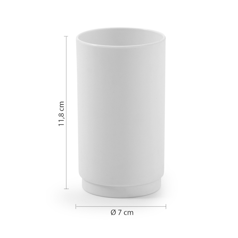 SHARON sklenka na postavení, bílá SH9802