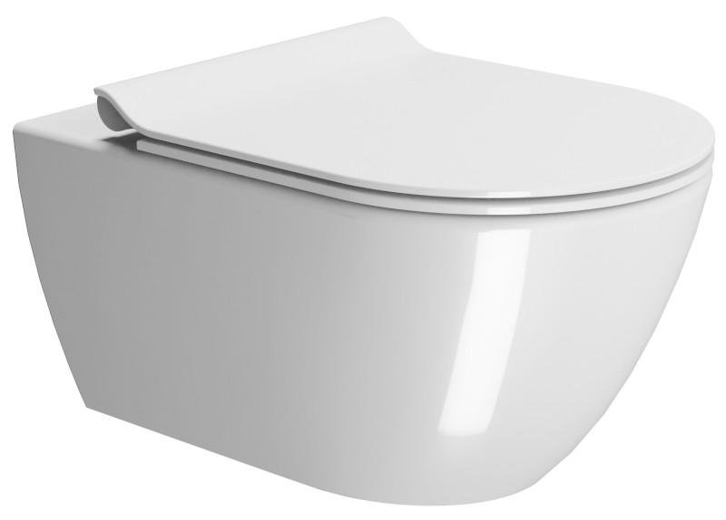 PURA závěsná WC mísa, Swirlflush, 36x55cm, bílá ExtraGlaze 881511