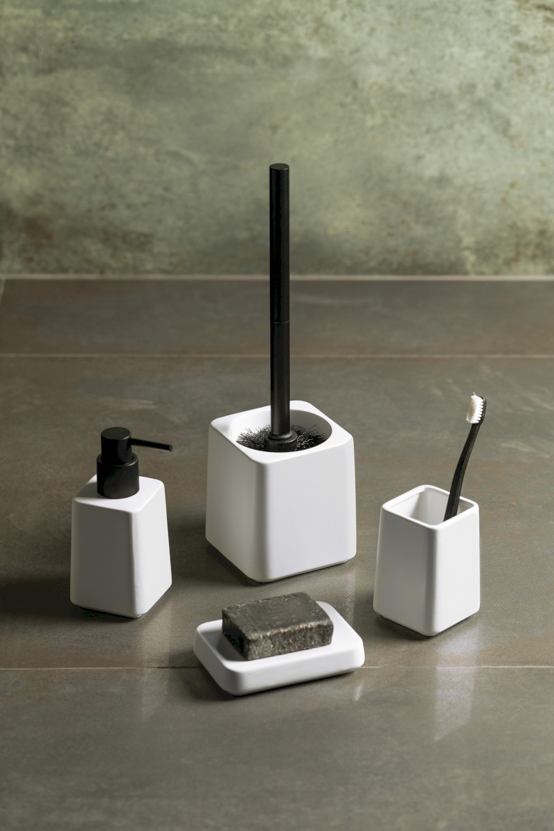 BRANCO sada koupelnových doplňků, bílá PW420