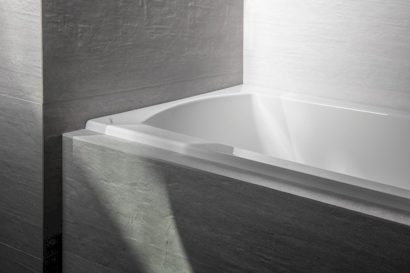 LILY SLIM obdélníková vana 140x70x39cm, bílá 72201S