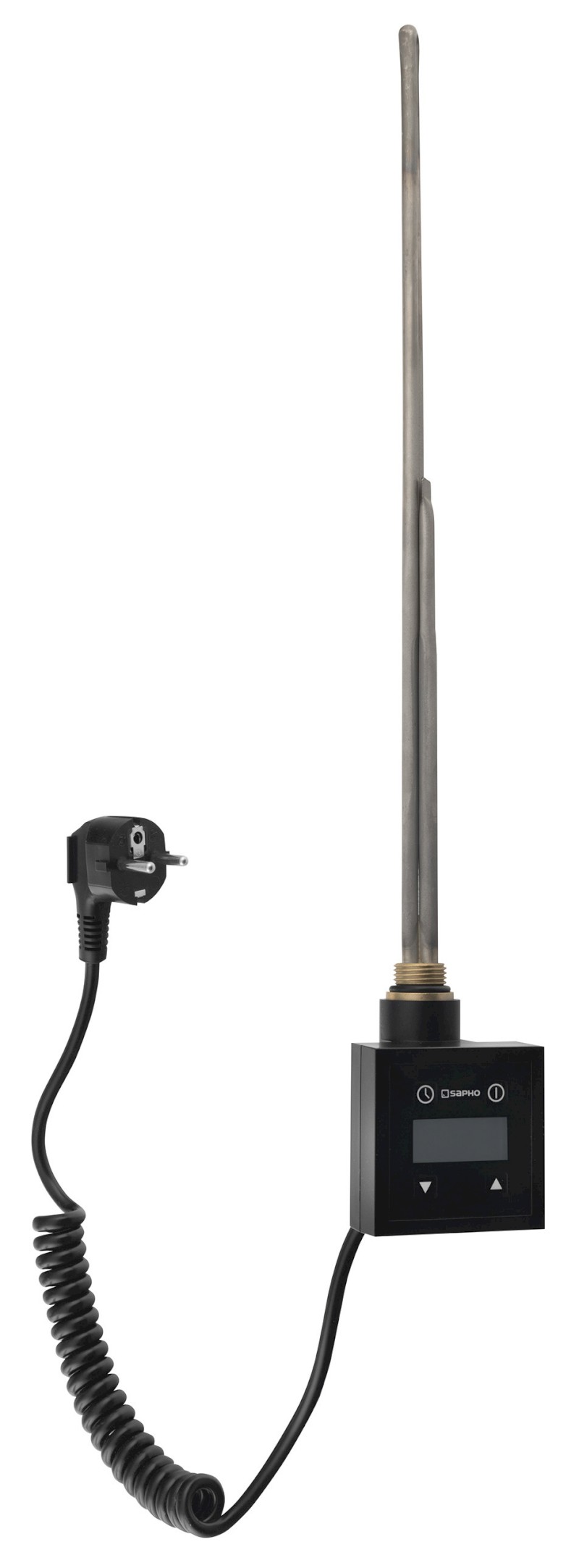 KTX topná tyč s termostatem, 600 W, černá mat KTX-B-600