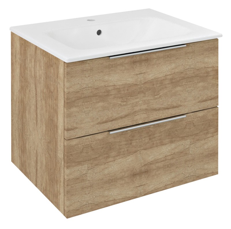 CIRASA umyvadlová skříňka 59,2x52x46cm, dub alabama CR611-2222