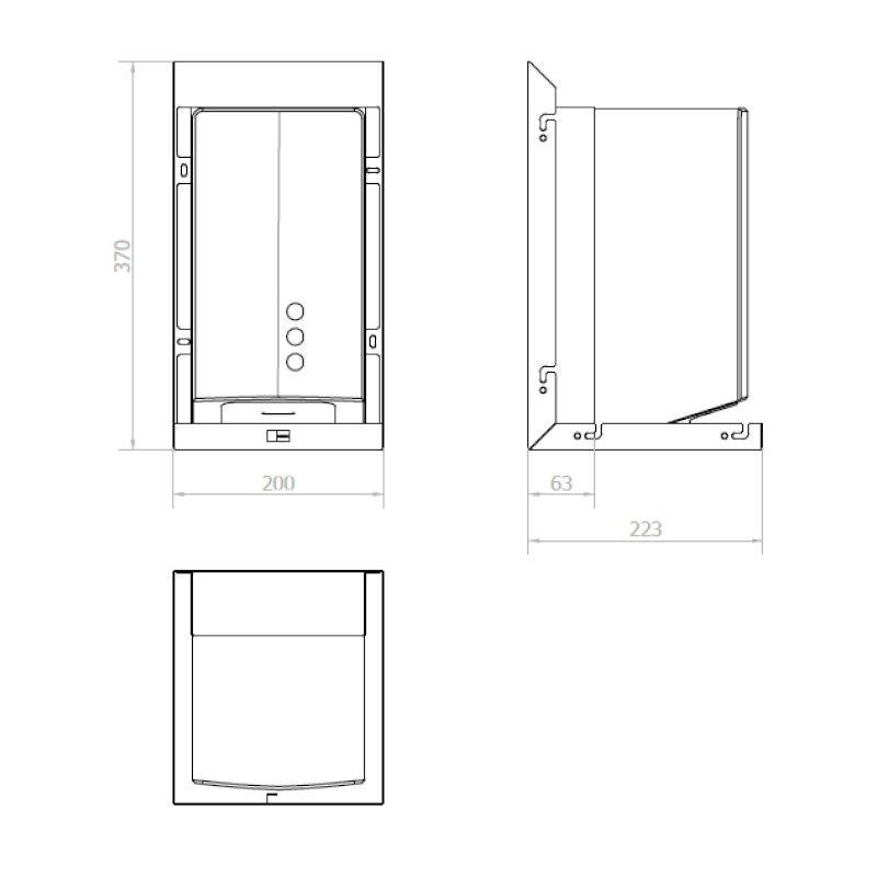 VELOX zrcadlová skříňka 100cm se senzorovým dávkovačem mýdla, vodovodní baterií a osoušečem rukou MUM000116