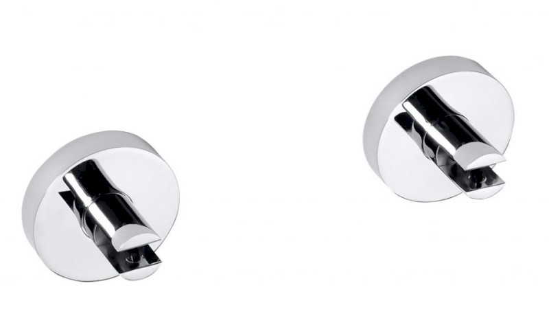 X-ROUND držáky skleněné poličky 8mm, chrom XR009