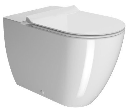 PURA WC mísa kombi spodní/zadní odpad, Swirlflush, 36x63cm, bílá ExtraGlaze 880611