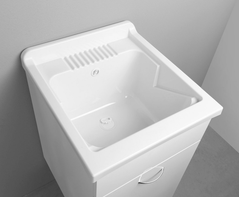 Výlevka na skříňku 45x50cm, plast bílá PI4550