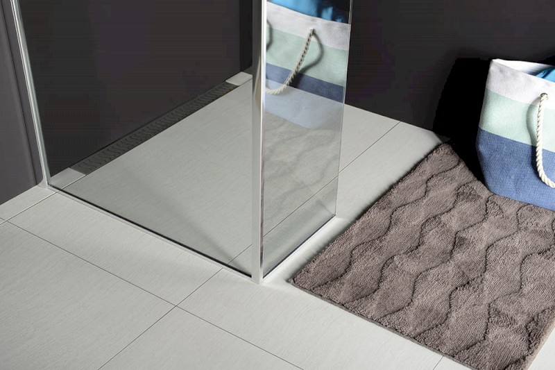 MODULAR SHOWER pevný panel k instalaci na stěnu modulu MS2, 400 mm, levý MS2B-40L