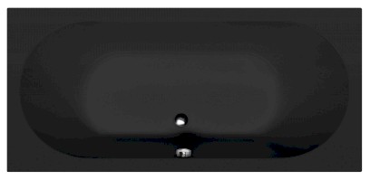 LEVANA obdélníková vana 170x80x39cm, černá mat 71745.21