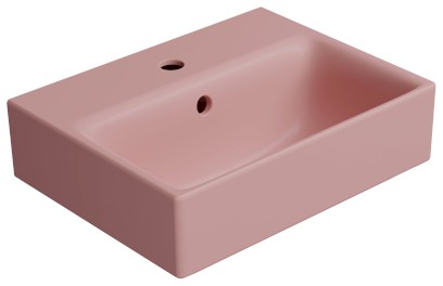 NUBES keramické umývátko 40x32cm, blush mat 9684124