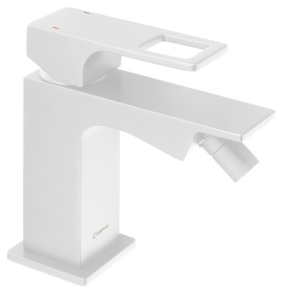 FORATA stojánková bidetová baterie, bílá mat FT003/14