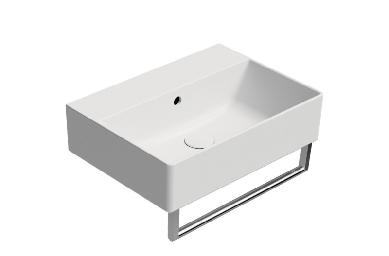 KUBE X keramické umyvadlo 50x37cm, bez otvoru, bílá mat 9447009