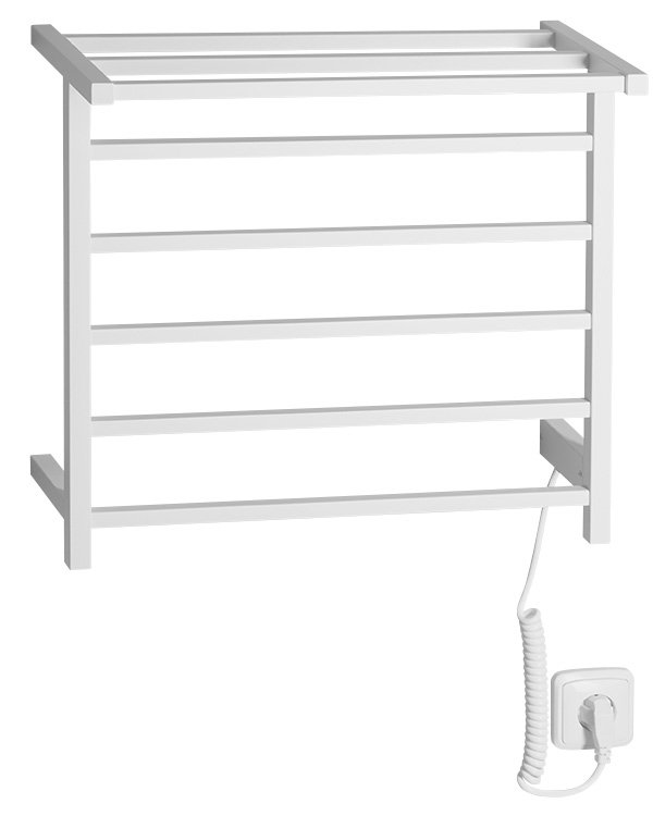 ELZOR elektrický sušák ručníků 500x470 mm, 60 W, bílá mat EB500