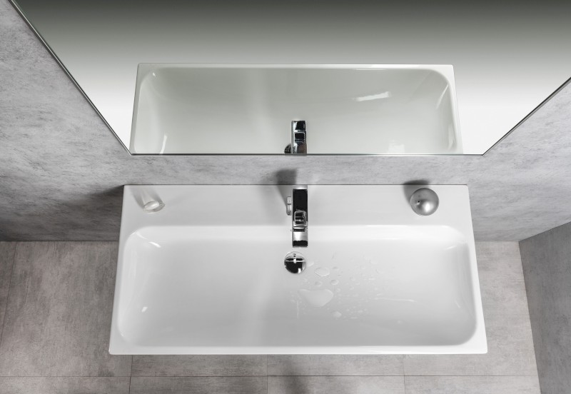 TORIDI keramické umyvadlo 101x46,5cm, bílá TU0221