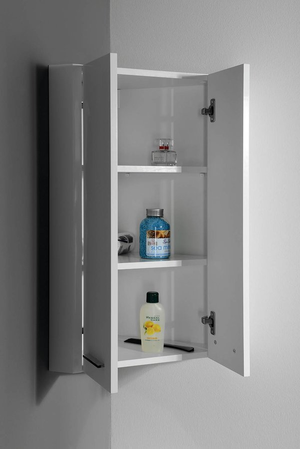 ZOJA/KERAMIA FRESH horní skříňka rohová 35x76x35cm, bílá 50331