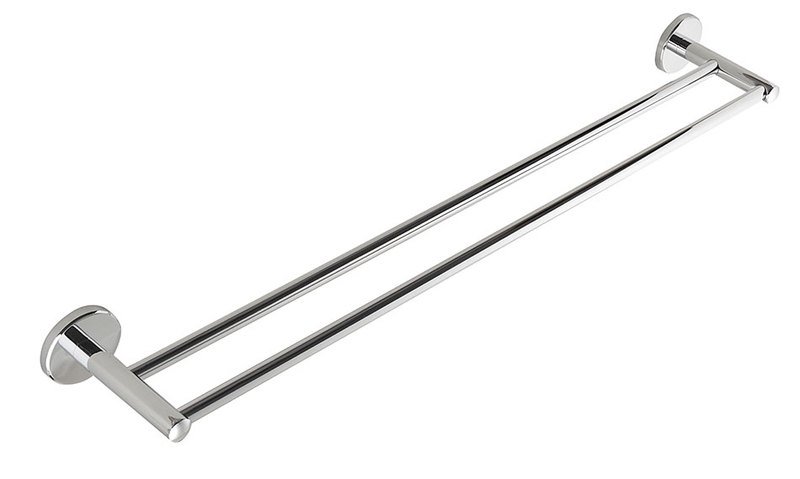 SAMBA dvojitý držák ručníků 600mm, chrom SB111