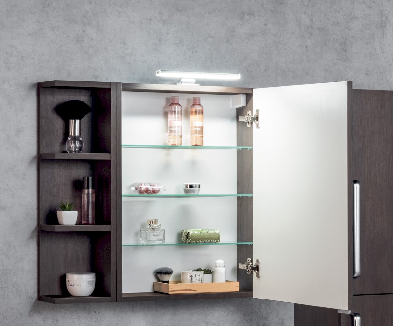 RIWA galerka s LED osvětlením, 60x70x17cm, dub alabama RIW060-0022