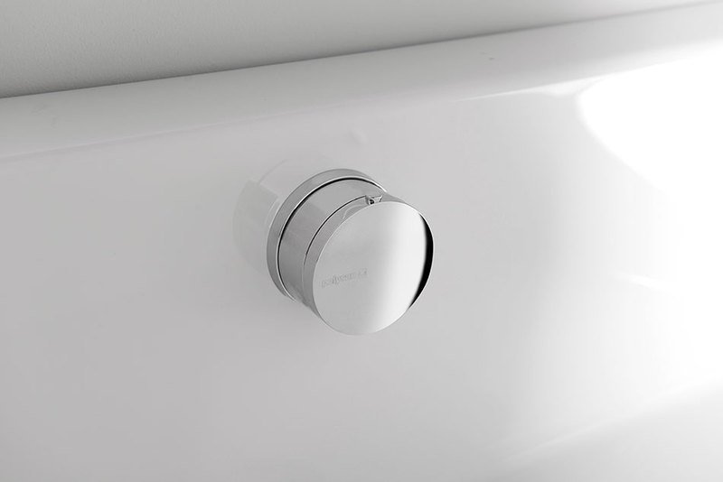 Vanová souprava s napouštěním, bovden, délka 775mm, zátka 72mm, chrom 71685