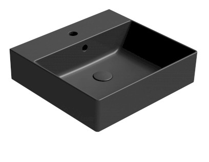 KUBE X keramické umyvadlo 50x47cm, černá mat 9430126