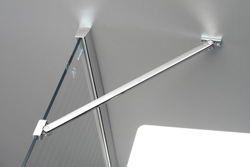 FORTIS sprchové dveře do niky 1200mm, čiré sklo, pravé FL1412R