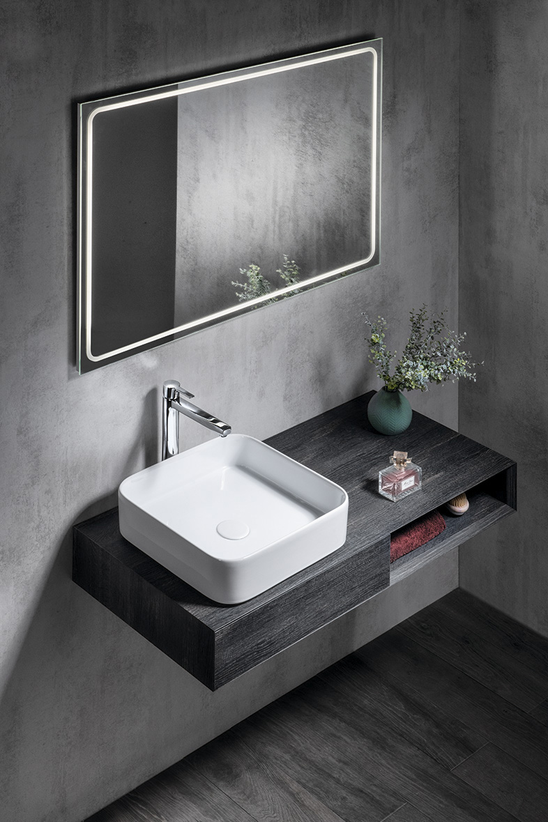 GEMINI zrcadlo s LED osvětlením 120x60cm GM120