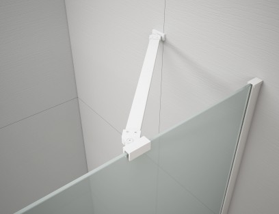 ESCA rohová vzpěra 900mm, bílá mat ES7834