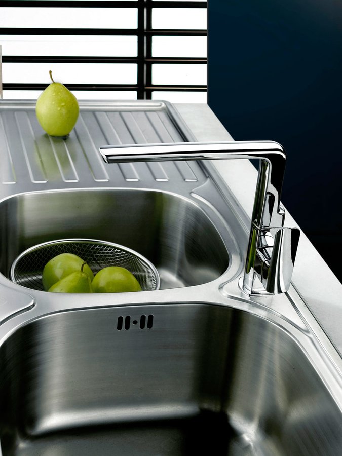 MIXONA stojánková dřezová / umyvadlová baterie, chrom MG055