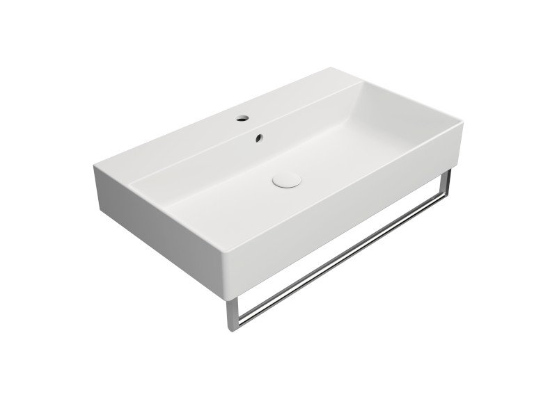 KUBE X keramické umyvadlo 80x47cm, bílá mat 9422109