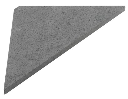 ABELINE rohová police rockstone 200x200mm, concrete AE200-4033