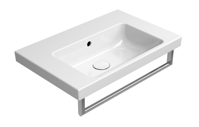 NORM keramické umyvadlo 60x40cm, bez otvoru, bílá ExtraGlaze 8636011