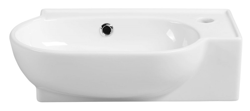YUMO keramické umývátko rohové 45x28cm, bílá 3045