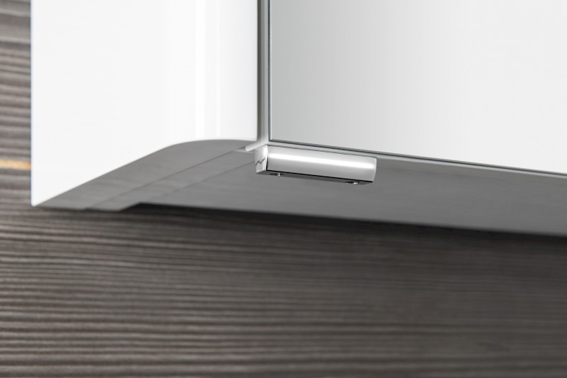 LUCIE galerka s LED osvětlením, 55x70x17cm, bílá LU055-0030