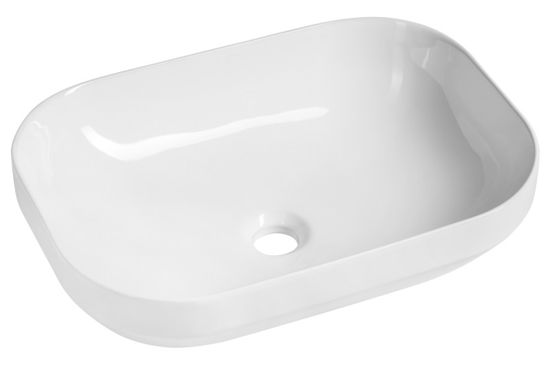 EVORA keramické umyvadlo na desku 50,5x37cm, bílá AR429