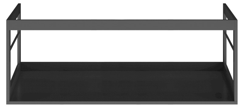 PURA konstrukce pod umyvadlo 102x46cm, černá mat MSP10228