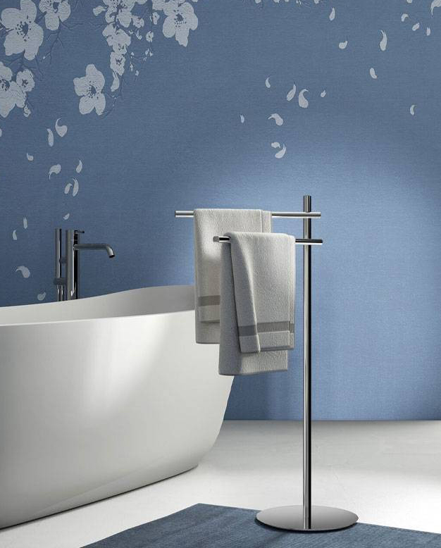 CIRCE stojan na ručníky, kulatý, chrom 143113